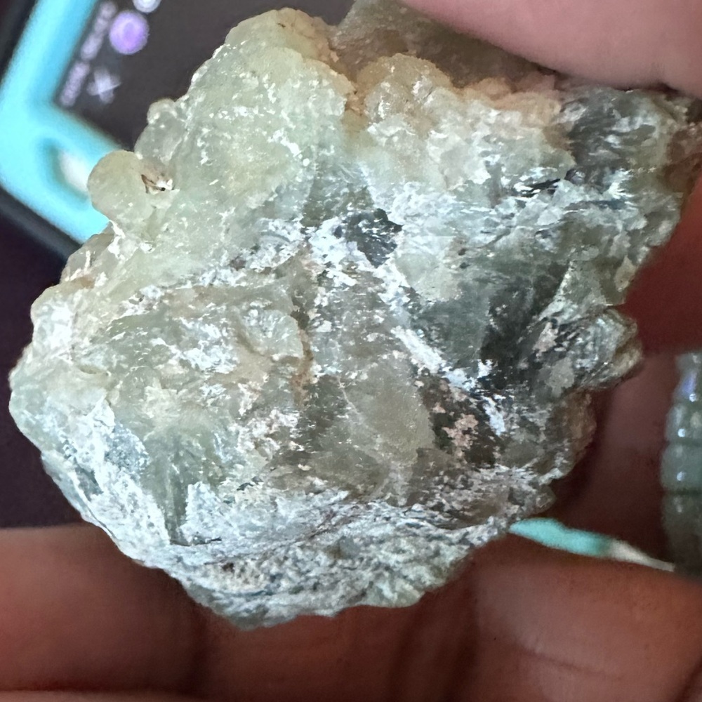 Sparkly Prehnite Crystal Specimen